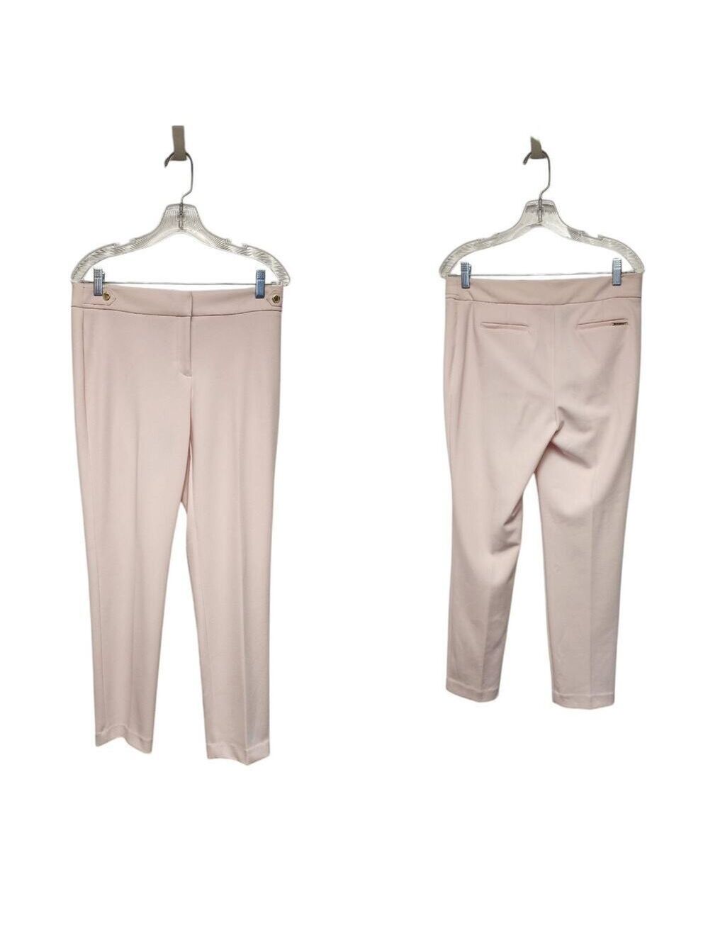 Anne Klein Pink Tapered Leg Dress Pants Size 4